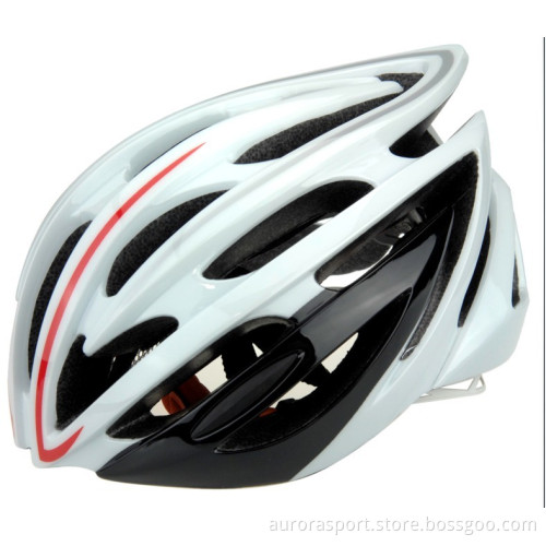 BMX helmet with EPS In-mold shell construction